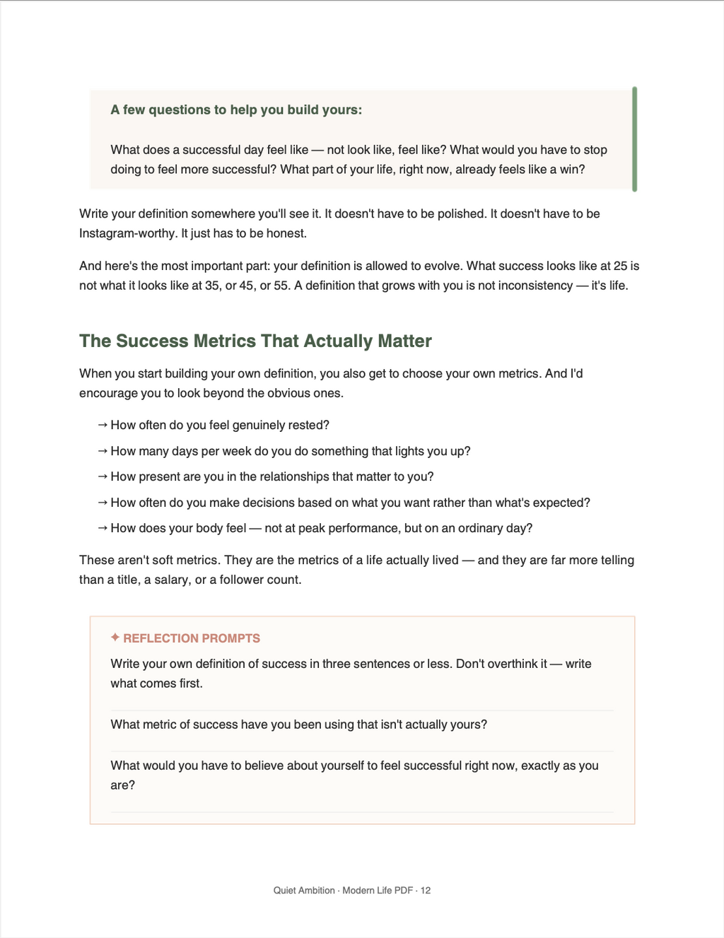 Quiet Ambition: How to Chase Big Goals without Sacrificing your Peace